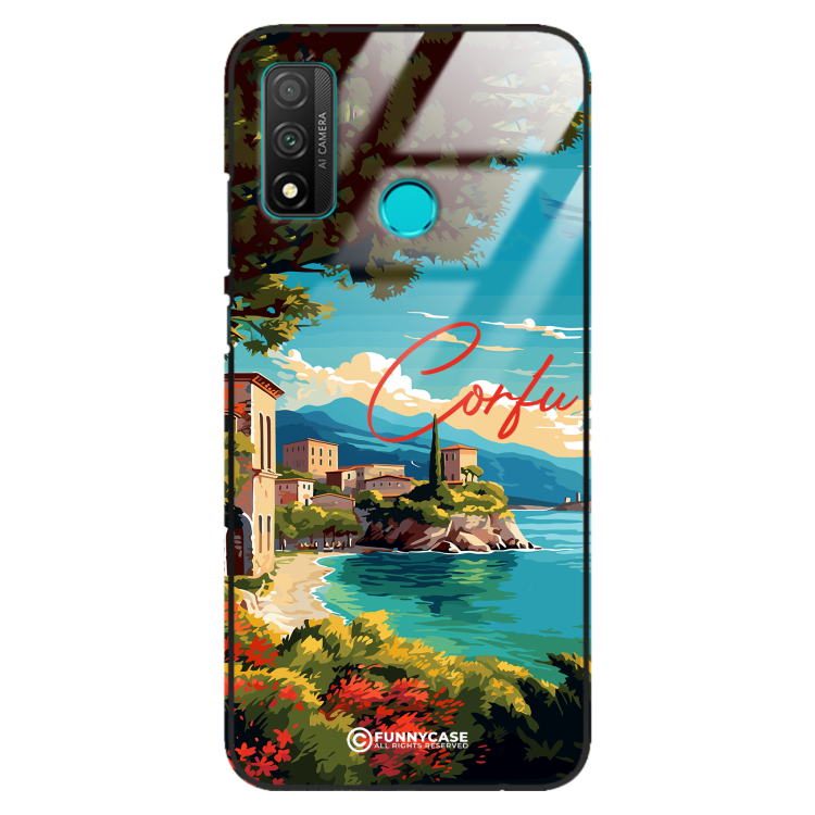 Etui Black Case Glass do HUAWEI P SMART 2020 SUMMER PARADISE ST_PAR102