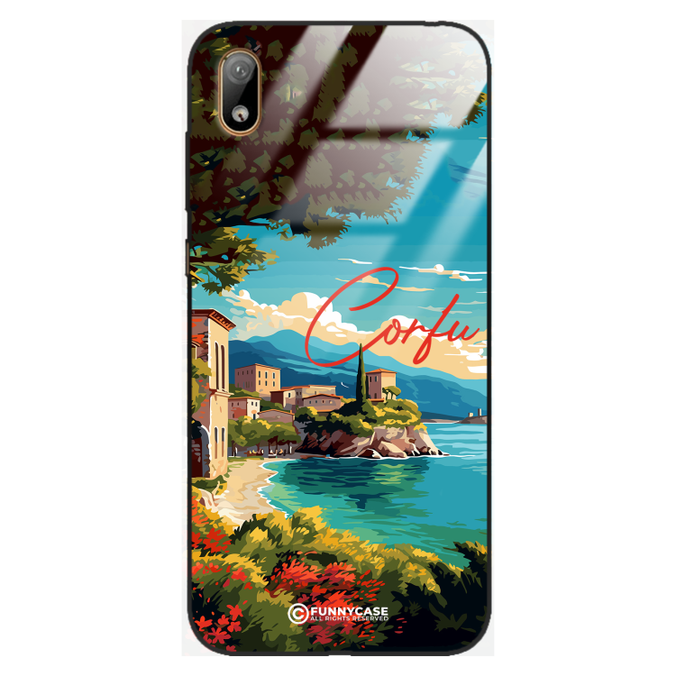 Etui Black Case Glass do HUAWEI Y5 2019 SUMMER PARADISE ST_PAR102