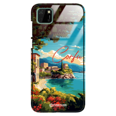 Etui Black Case Glass do HUAWEI Y5P SUMMER PARADISE ST_PAR102