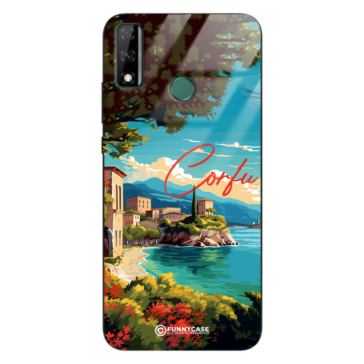 Etui Black Case Glass do HUAWEI Y8S SUMMER PARADISE ST_PAR102