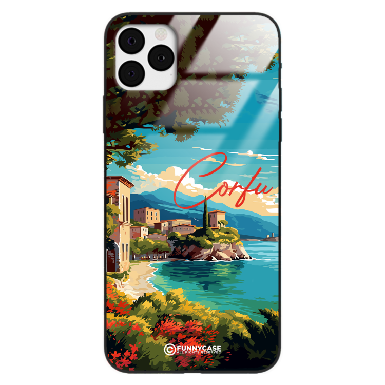 Etui Black Case Glass do IPHONE 11 PRO SUMMER PARADISE ST_PAR102