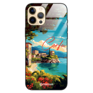 Etui Black Case Glass do IPHONE 12 PRO MAX SUMMER PARADISE ST_PAR102