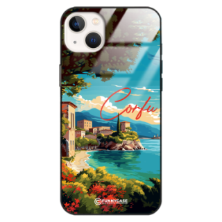 Etui Black Case Glass do IPHONE 14 PLUS SUMMER PARADISE ST_PAR102