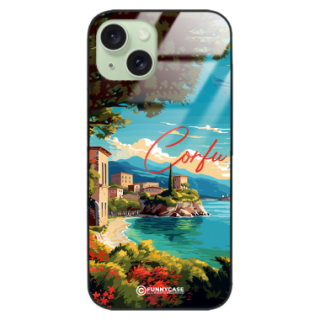 Etui Black Case Glass do IPHONE 15 SUMMER PARADISE ST_PAR102