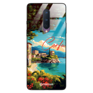 Etui Black Case Glass do ONEPLUS 8 SUMMER PARADISE ST_PAR102