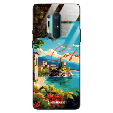 Etui Black Case Glass do ONEPLUS 8 PRO SUMMER PARADISE ST_PAR102