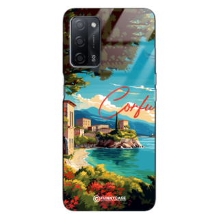 Etui Black Case Glass do OPPO A55 SUMMER PARADISE ST_PAR102