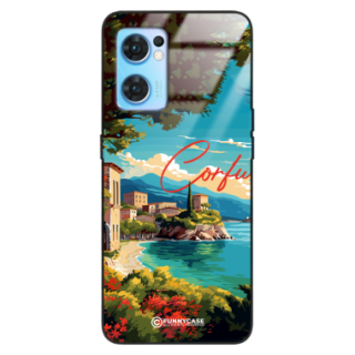 Etui Black Case Glass do OPPO RENO 7 SE SUMMER PARADISE ST_PAR102