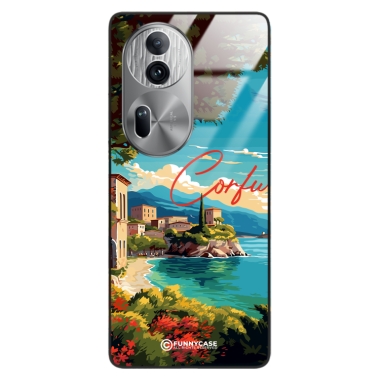 Etui Black Case Glass do OPPO RENO 11 PRO SUMMER PARADISE ST_PAR102