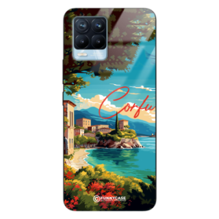 Etui Black Case Glass do REALME 8 SUMMER PARADISE ST_PAR102