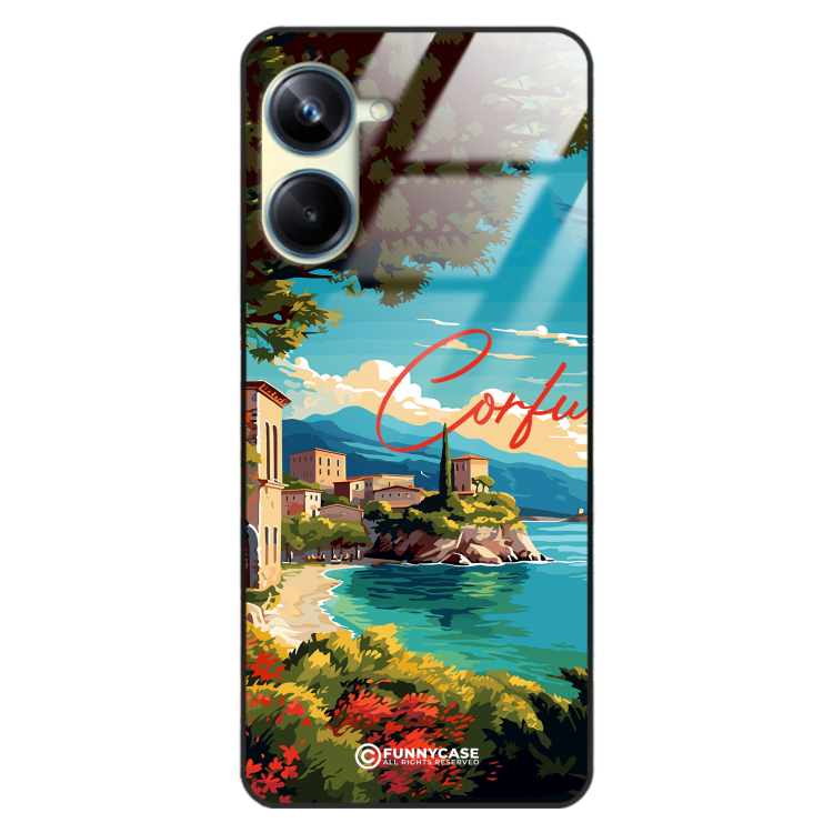 Etui Black Case Glass do REALME 10 PRO 5G SUMMER PARADISE ST_PAR102