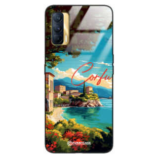 Etui Black Case Glass do REALME V15 SUMMER PARADISE ST_PAR102