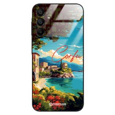 Etui Black Case Glass do SAMSUNG A15 SUMMER PARADISE ST_PAR102