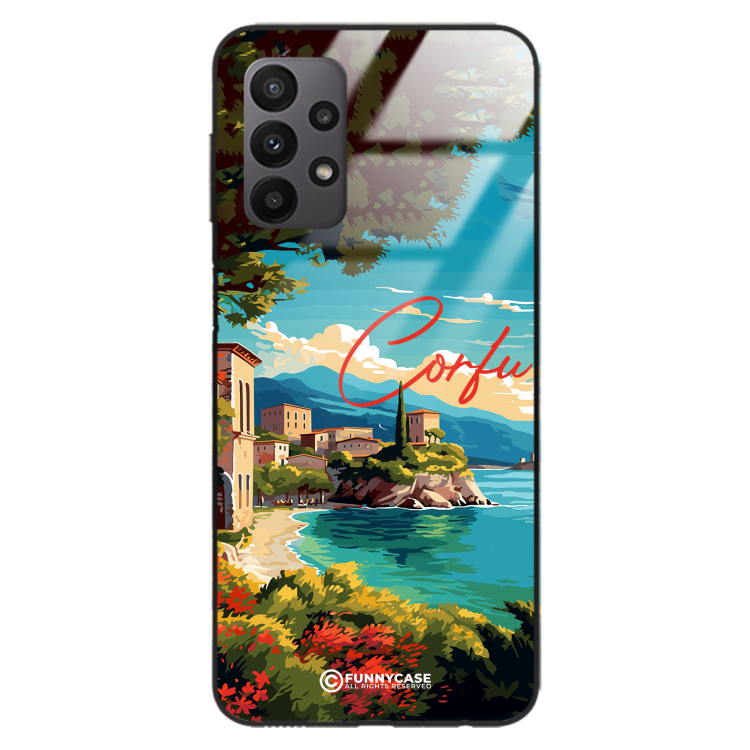 Etui Black Case Glass do SAMSUNG A23 4G SUMMER PARADISE ST_PAR102