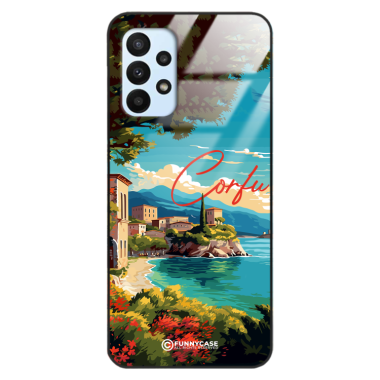 Etui Black Case Glass do SAMSUNG A23 5G SUMMER PARADISE ST_PAR102