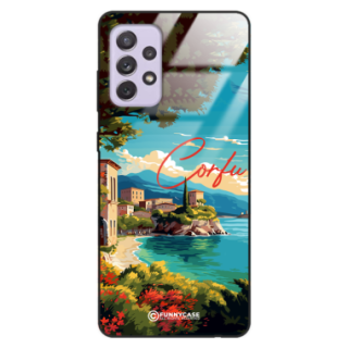 Etui Black Case Glass do SAMSUNG A72 SUMMER PARADISE ST_PAR102