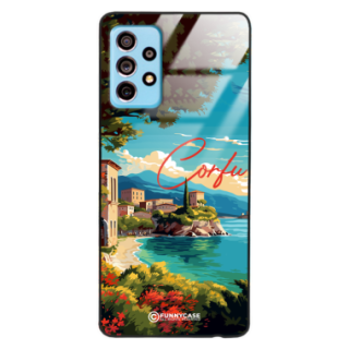 Etui Black Case Glass do SAMSUNG A73 5G SUMMER PARADISE ST_PAR102