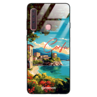 Etui Black Case Glass do SAMSUNG GALAXY A9 2018 SUMMER PARADISE ST_PAR102