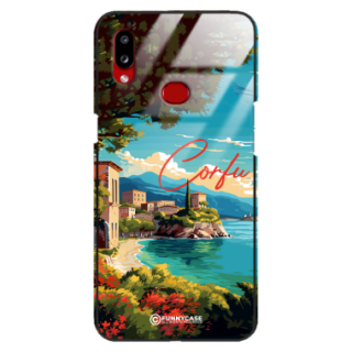 Etui Black Case Glass do SAMSUNG GALAXY A10S SUMMER PARADISE ST_PAR102