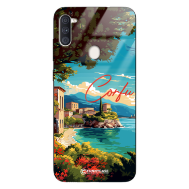 Etui Black Case Glass do SAMSUNG GALAXY A11 SUMMER PARADISE ST_PAR102