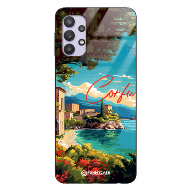 Etui Black Case Glass do SAMSUNG GALAXY A32 5G SUMMER PARADISE ST_PAR102