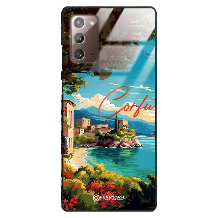 Etui Black Case Glass do SAMSUNG GALAXY NOTE 20 SUMMER PARADISE ST_PAR102