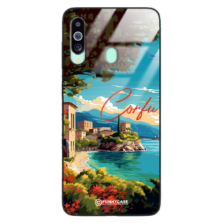 Etui Black Case Glass do SAMSUNG M40 SUMMER PARADISE ST_PAR102