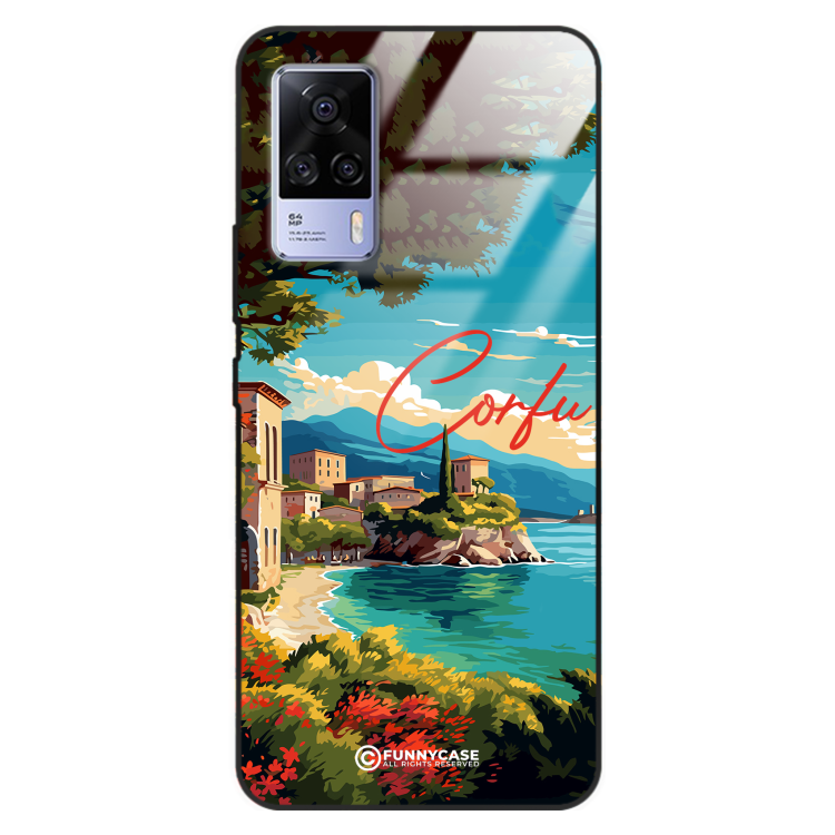 Etui Black Case Glass do VIVO S9E SUMMER PARADISE ST_PAR102