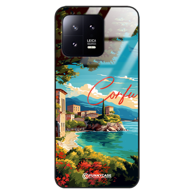 Etui Black Case Glass do XIAOMI 13 PRO SUMMER PARADISE ST_PAR102