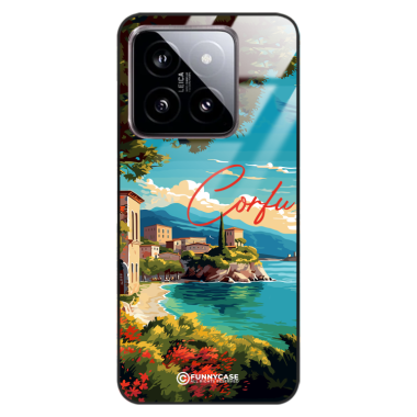 Etui Black Case Glass do XIAOMI 14 SUMMER PARADISE ST_PAR102