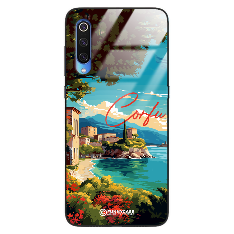 Etui Black Case Glass do XIAOMI MI 9 SUMMER PARADISE ST_PAR102