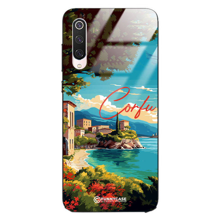 Etui Black Case Glass do XIAOMI MI 9 PRO SUMMER PARADISE ST_PAR102