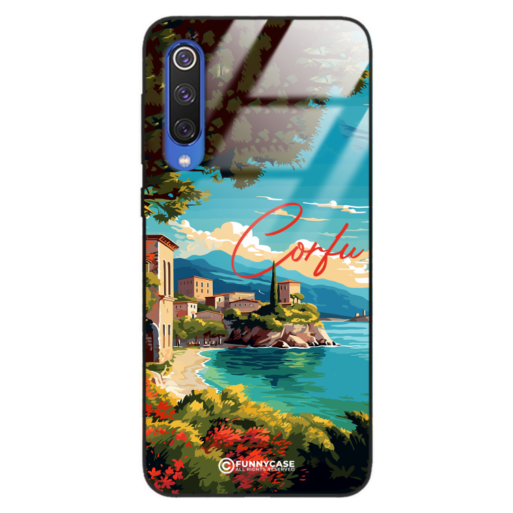 Etui Black Case Glass do XIAOMI MI 9 SE SUMMER PARADISE ST_PAR102