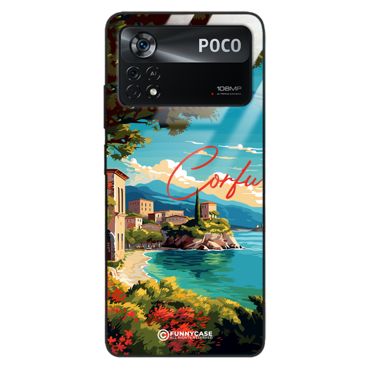 Etui Black Case Glass do XIAOMI POCO X4 PRO 5G SUMMER PARADISE ST_PAR102