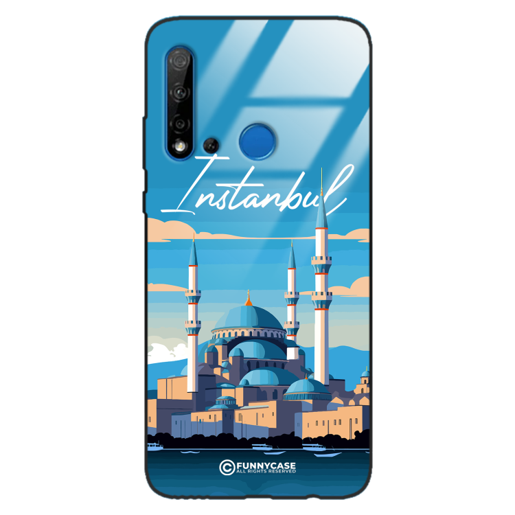 Etui Black Case Glass do HUAWEI NOVA 5I SUMMER PARADISE ST_PAR103