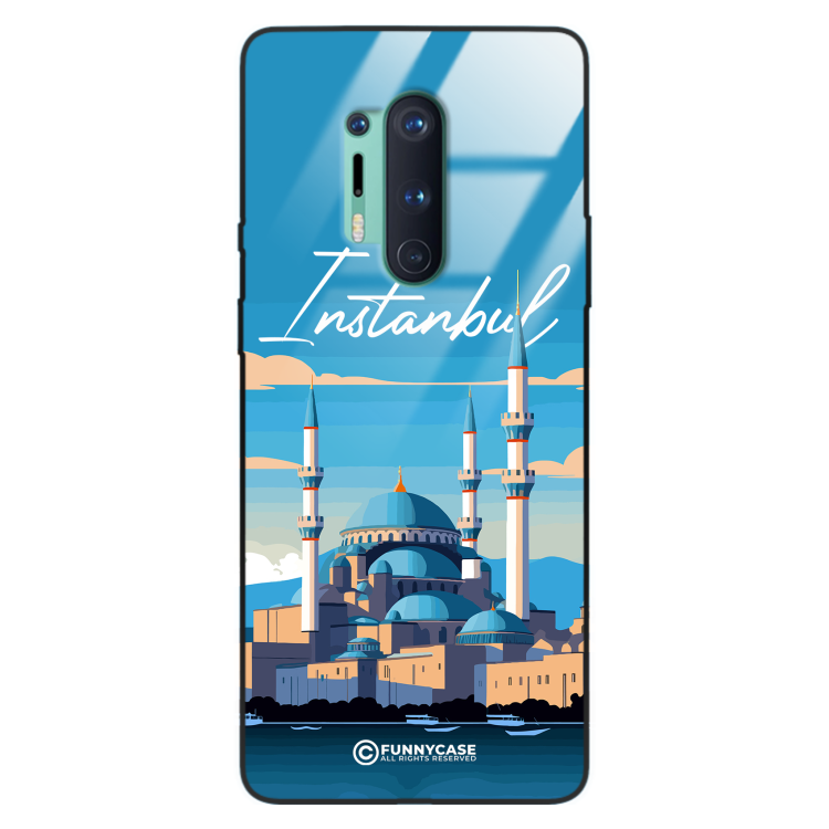 Etui Black Case Glass do ONEPLUS 8 PRO SUMMER PARADISE ST_PAR103