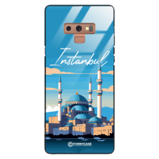 Etui Black Case Glass do SAMSUNG GALAXY NOTE 9 SUMMER PARADISE ST_PAR103