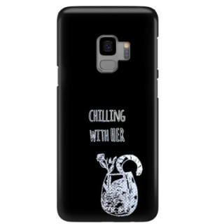 NEON SILVER ETUI NA TELEFON SAMSUNG GALAXY S9 G960 MIENIĄCE SIĘ ZLZ106