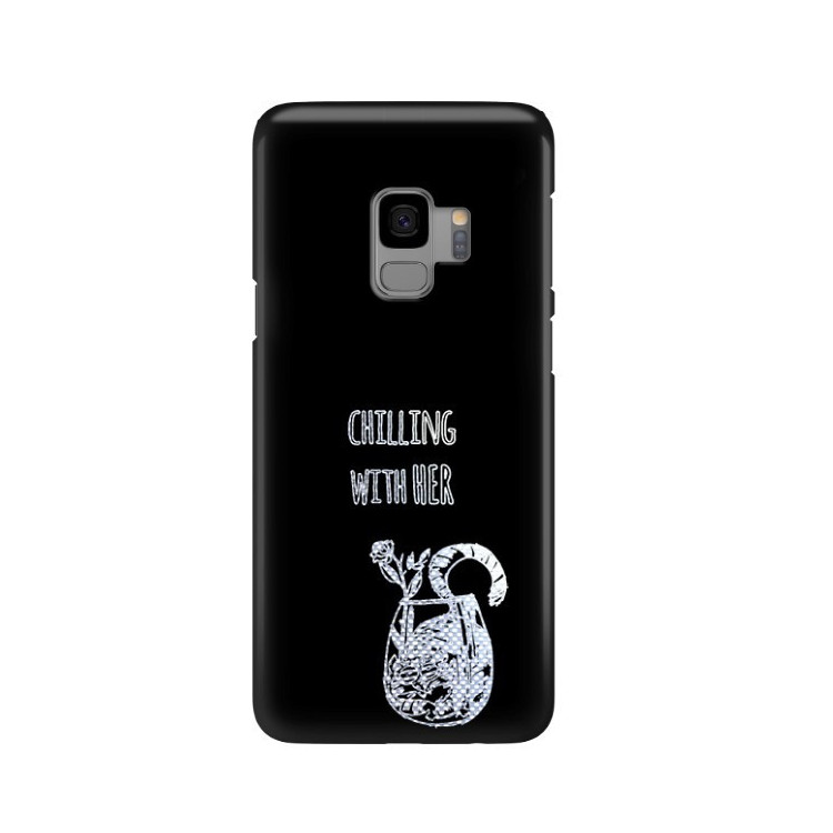 NEON SILVER ETUI NA TELEFON SAMSUNG GALAXY S9 G960 MIENIĄCE SIĘ ZLZ106