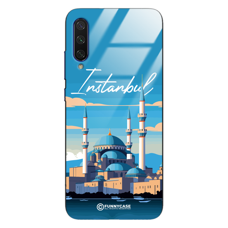 Etui Black Case Glass do XIAOMI CC9 MI A3 LITE SUMMER PARADISE ST_PAR103