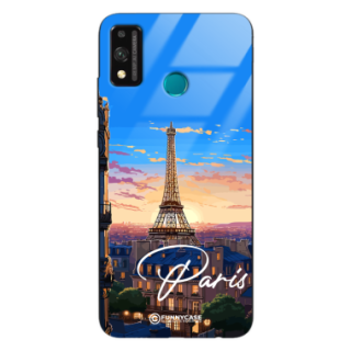 Etui Black Case Glass do HUAWEI HONOR 9X LITE SUMMER PARADISE ST_PAR104