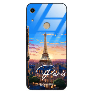 Etui Black Case Glass do HUAWEI HONOR PLAY 8A SUMMER PARADISE ST_PAR104