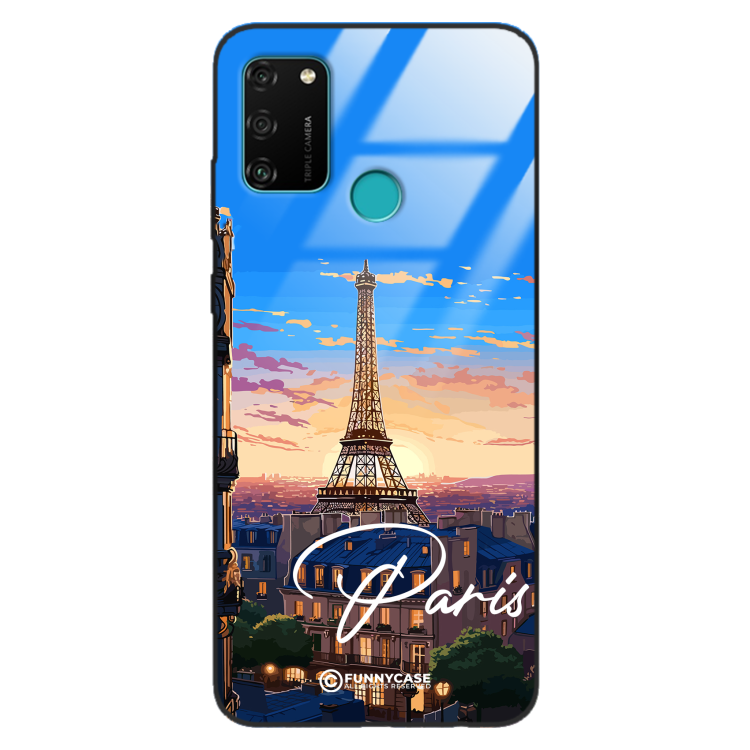 Etui Black Case Glass do HUAWEI HONOR 9A SUMMER PARADISE ST_PAR104