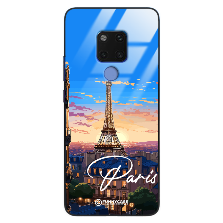 Etui Black Case Glass do HUAWEI MATE 20 SUMMER PARADISE ST_PAR104