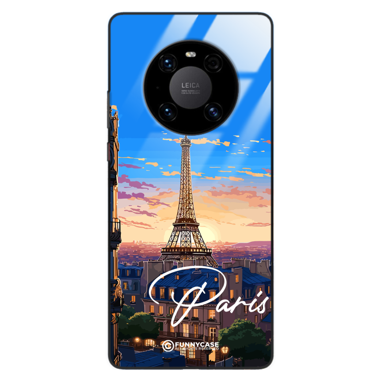 Etui Black Case Glass do HUAWEI MATE 40 PRO SUMMER PARADISE ST_PAR104