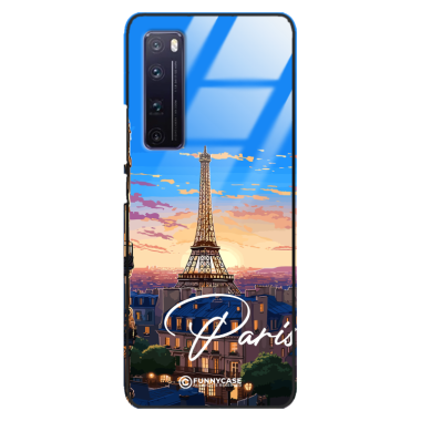 Etui Black Case Glass do HUAWEI NOVA 7 PRO SUMMER PARADISE ST_PAR104