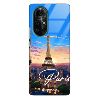 Etui Black Case Glass do HUAWEI NOVA 8 SUMMER PARADISE ST_PAR104