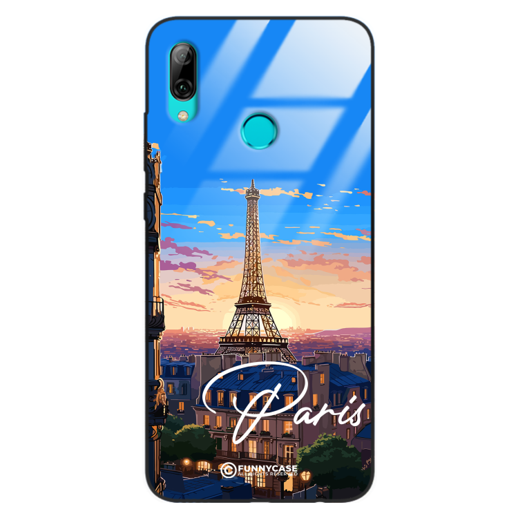 Etui Black Case Glass do HUAWEI P SMART 2019 SUMMER PARADISE ST_PAR104