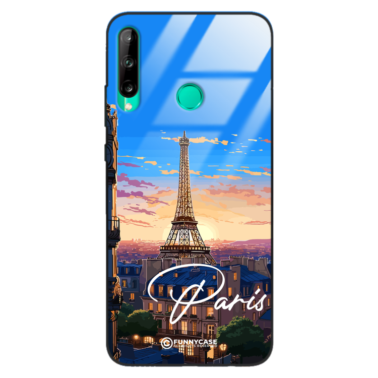 Etui Black Case Glass do HUAWEI P40 LITE E SUMMER PARADISE ST_PAR104