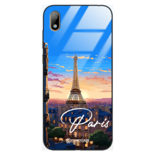 Etui Black Case Glass do HUAWEI Y5 2019 SUMMER PARADISE ST_PAR104